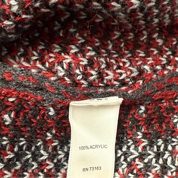 Melissa Paige Women's Long Sleeve, Open Front, Geometric Pattern Long Cardigan - Picture 6 of 6